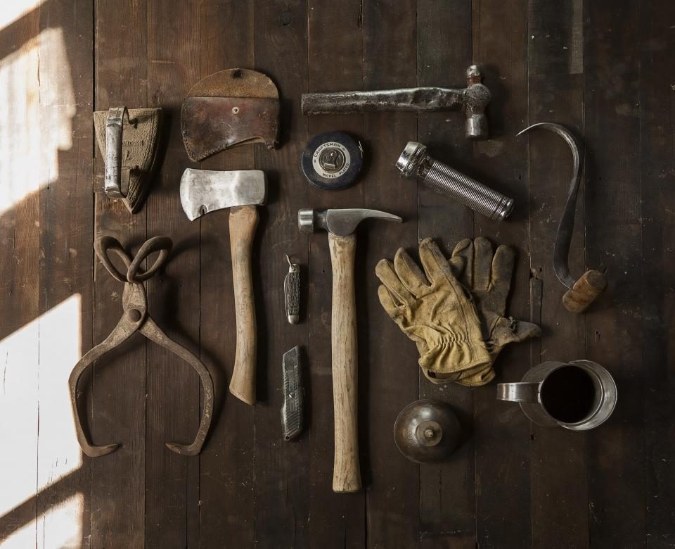 Illustrative photograph of wood Tools